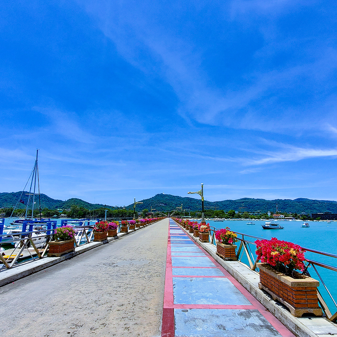 Chalong Bay Pier in Phuket Thailand 🤟🇹🇭
